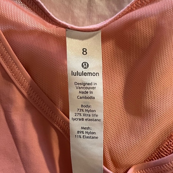 Lululemon Coral Tank top - Picture 5 of 7